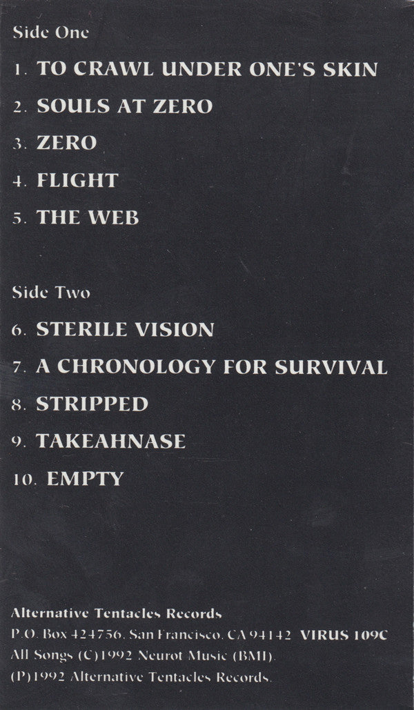 Neurosis : Souls At Zero (Album)