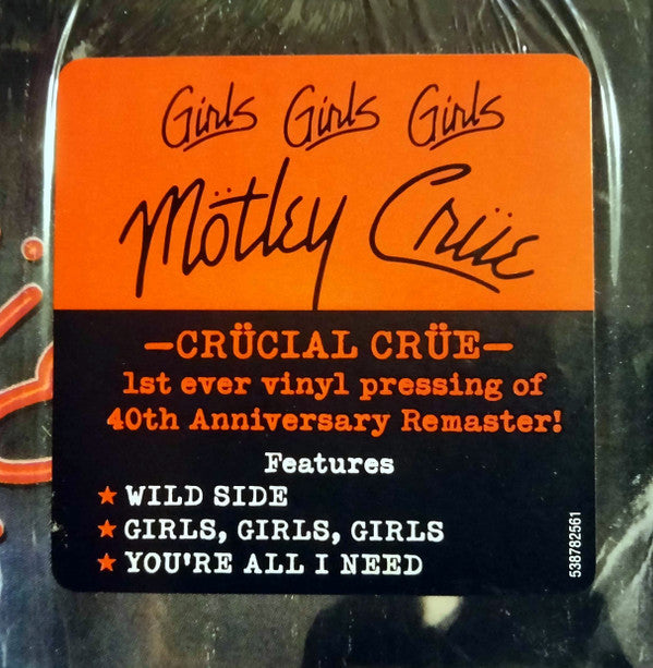 Mötley Crüe : Girls, Girls, Girls (LP,Album,Reissue,Remastered)