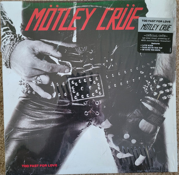 Mötley Crüe : Too Fast For Love (LP,Album,Reissue,Remastered)