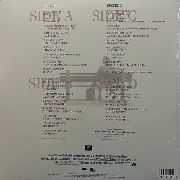 Various : Forrest Gump (The Soundtrack) (LP,Compilation,Reissue,Stereo)