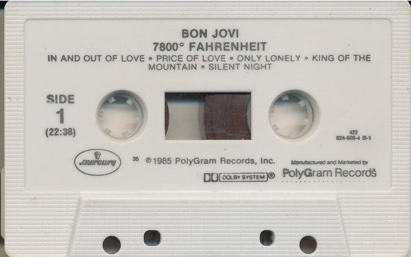 Bon Jovi : 7800° Fahrenheit (Album)