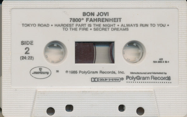 Bon Jovi : 7800° Fahrenheit (Album)