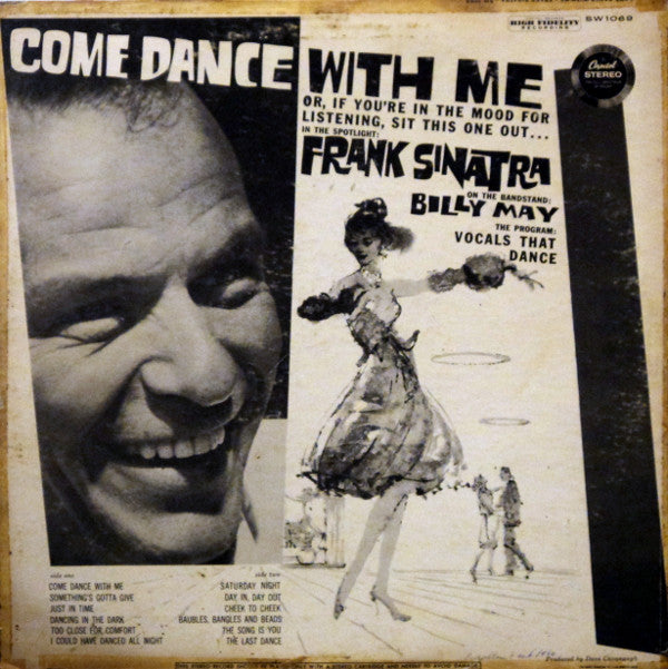 Frank Sinatra With Billy May And His Orchestra : Come Dance With Me! (LP,Album,Repress,Stereo)