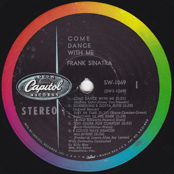 Frank Sinatra With Billy May And His Orchestra : Come Dance With Me! (LP,Album,Repress,Stereo)