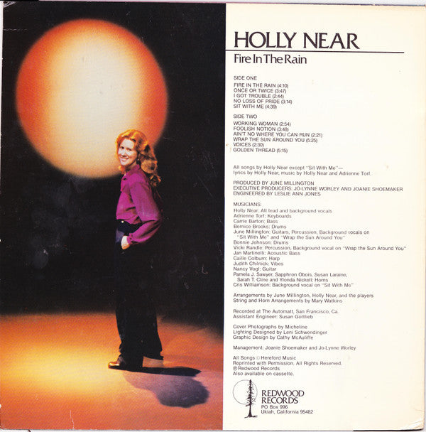 Holly Near : Fire In The Rain (LP,Album)