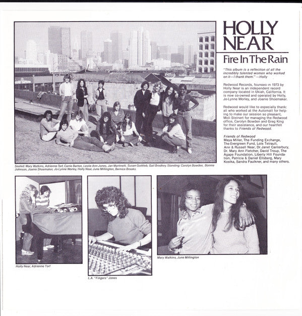 Holly Near : Fire In The Rain (LP,Album)