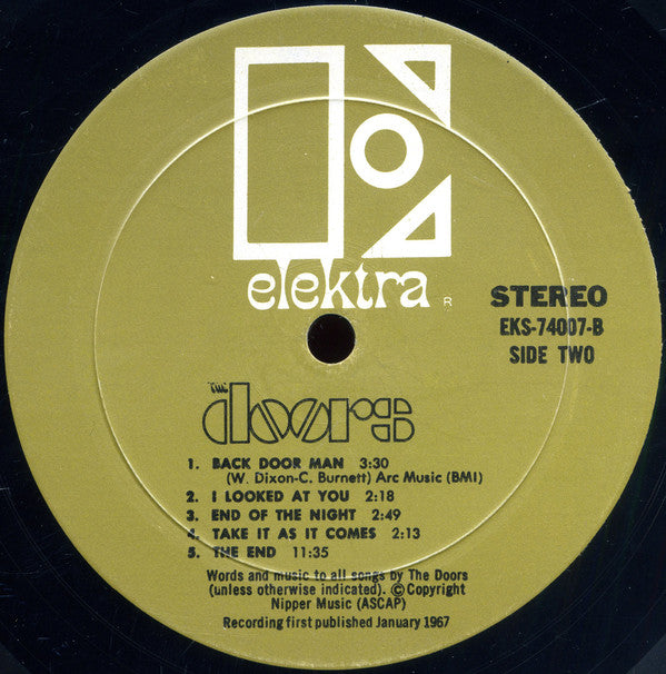 Doors, The : The Doors (LP,Album,Stereo,Repress)