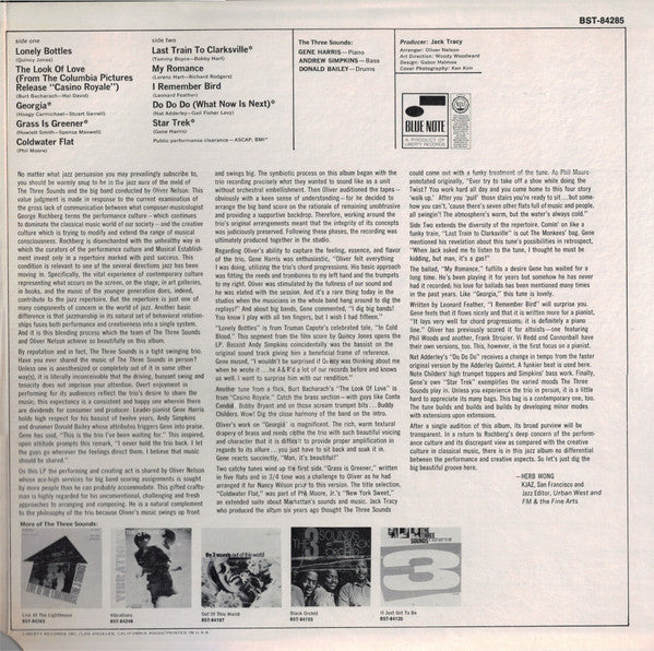 Three Sounds, The And Oliver Nelson And His Orchestra : Coldwater Flat (LP,Album)