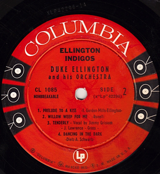 Duke Ellington And His Orchestra : Ellington Indigos (LP,Album,Mono)