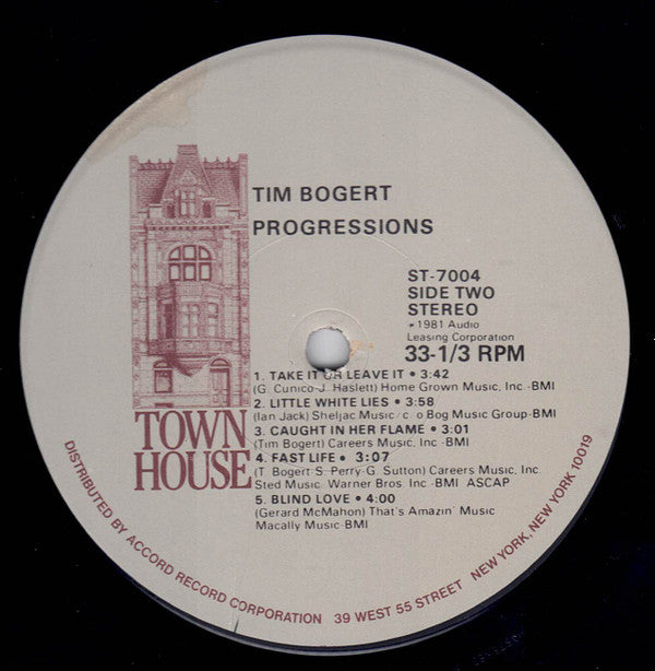 Tim Bogert : Progressions (LP,Album)