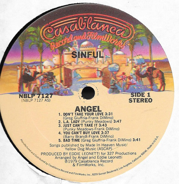 Angel (24) : Sinful (LP,Album)