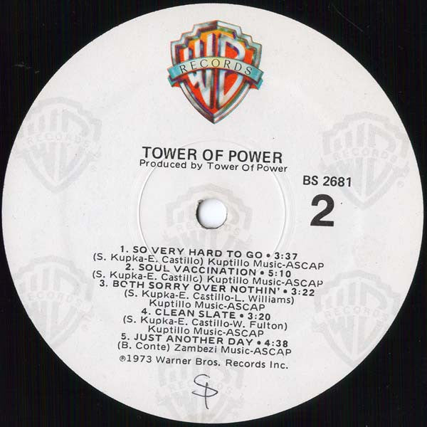 Tower Of Power : Tower Of Power (LP,Album,Reissue)