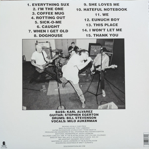 Descendents : Everything Sucks (LP,Album,Limited Edition,Numbered,Reissue)