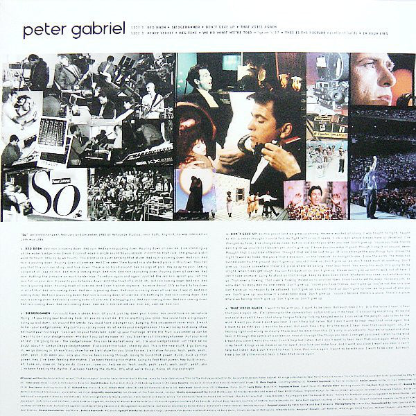Peter Gabriel : So (LP,Album,Reissue,Remastered,Limited Edition)