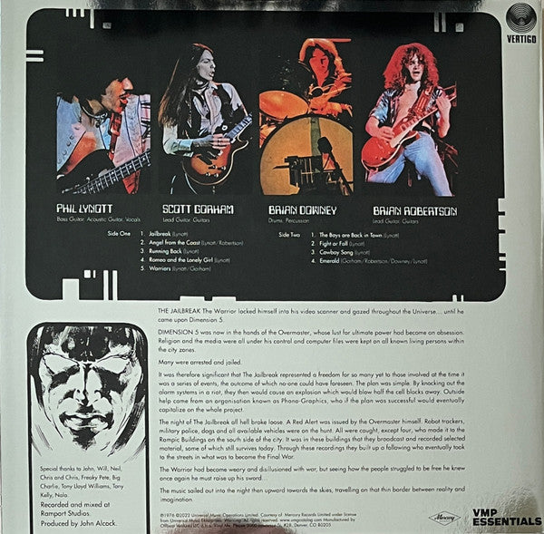 Thin Lizzy : Jailbreak (LP,Album,Club Edition,Reissue,Remastered,Stereo)