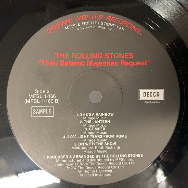 Rolling Stones, The : Their Satanic Majesties Request (LP,Album,Promo,Remastered)