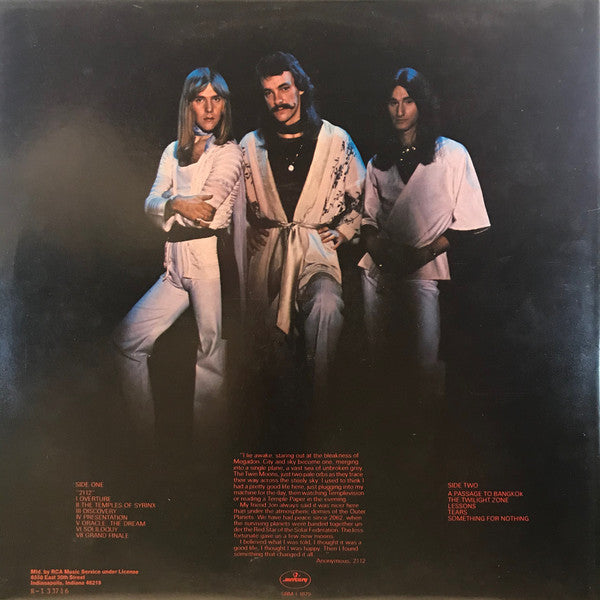 Rush : 2112 (LP,Album,Club Edition)