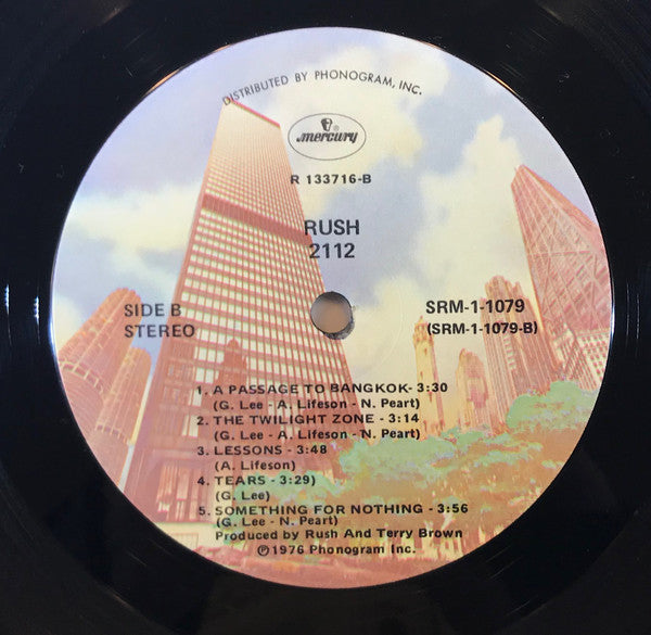 Rush : 2112 (LP,Album,Club Edition)