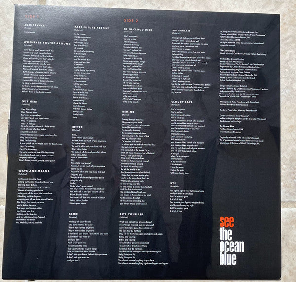 Ocean Blue, The : See The Ocean Blue (LP,Album,Limited Edition)