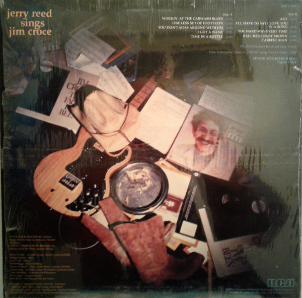 Jerry Reed : Jerry Reed Sings Jim Croce (LP,Album)
