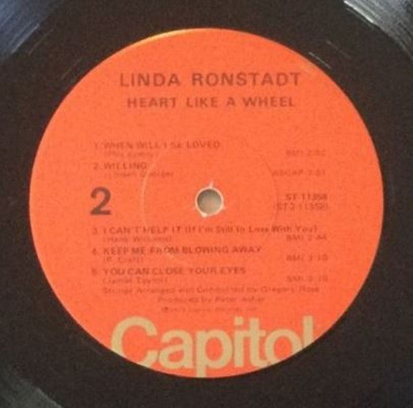 Linda Ronstadt : Heart Like A Wheel (LP,Album)