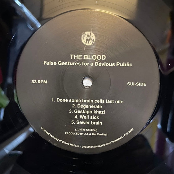 Blood (2), The : False Gestures For A Devious Public (LP,Album,Reissue)