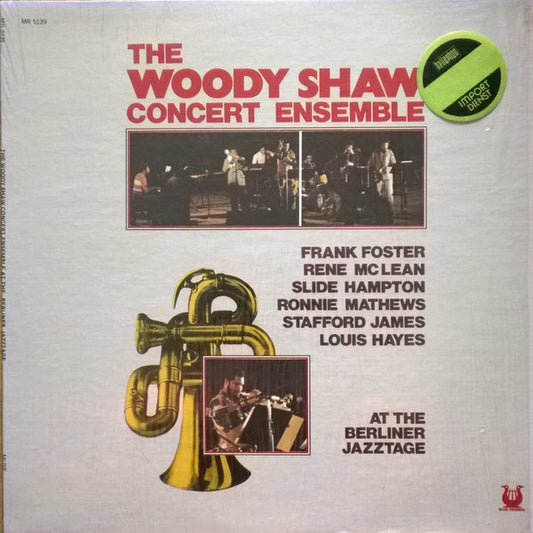 Woody Shaw Concert Ensemble, The / Frank Foster, Rene McLean, Slide Hampton, Ronnie Mathews, Stafford James, Louis Hayes : At The Berliner Jazztage (LP,Album)