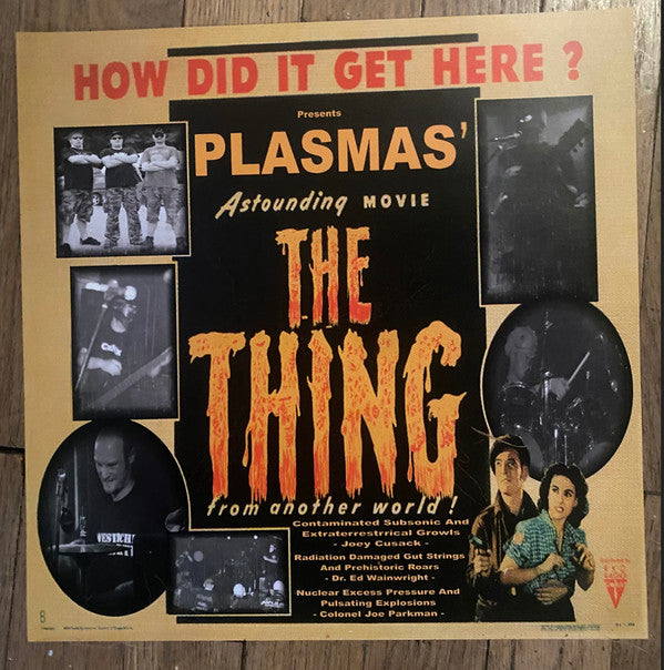 Plasma (9) : Creeping! Crushing! Crawling! (12",Album,Limited Edition,Reissue)