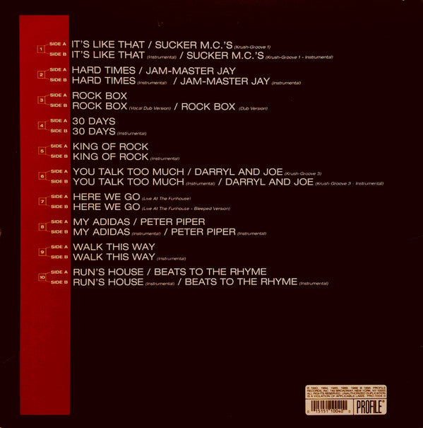 Run-DMC : 12-Inch Singles Box Set (12",33 ⅓ RPM,Single,Reissue)