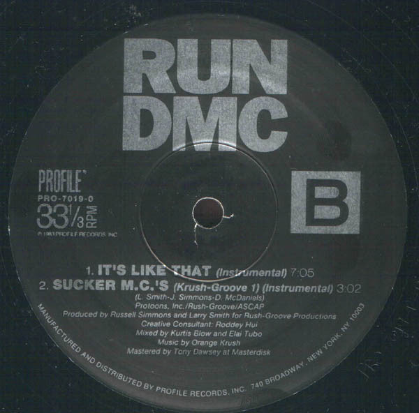 Run-DMC : 12-Inch Singles Box Set (12",33 ⅓ RPM,Single,Reissue)