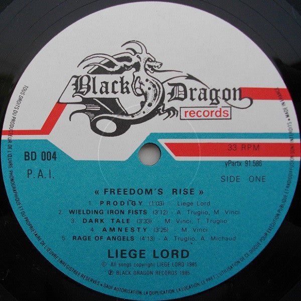 Liege Lord : Freedom's Rise (LP,Album)