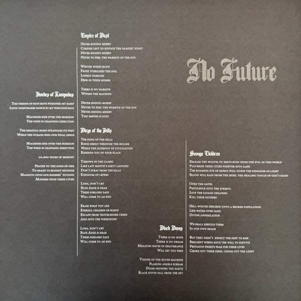 Black Dove (2) : No Future No Fate (12",45 RPM)