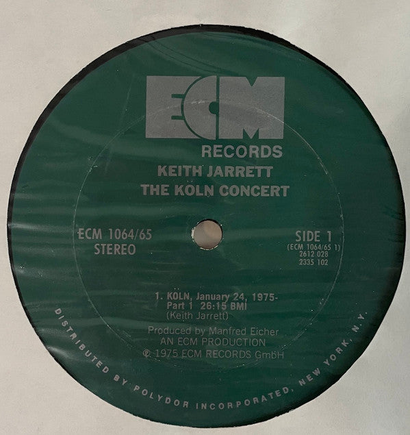 Keith Jarrett : The Köln Concert (LP,Album,Stereo)