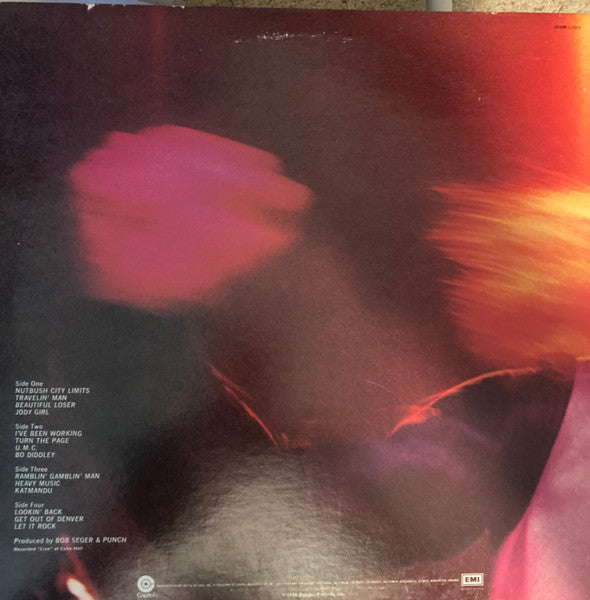 Bob Seger And The Silver Bullet Band : Live Bullet (LP,Album)