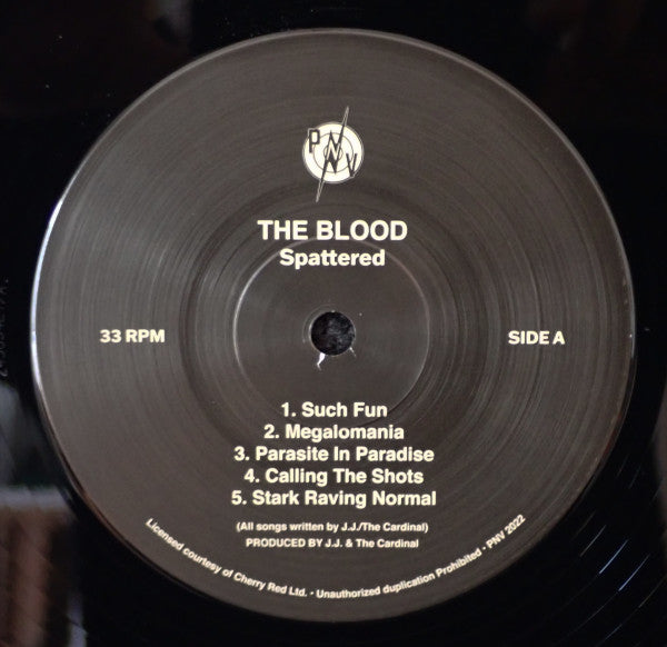 Blood (2), The : Spattered (LP,Compilation)