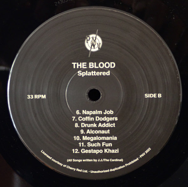 Blood (2), The : Spattered (LP,Compilation)