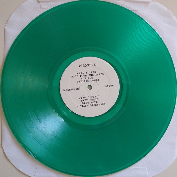 Acrostix : (A Chain Of) Hatred (12",45 RPM,Mini-Album,Repress)