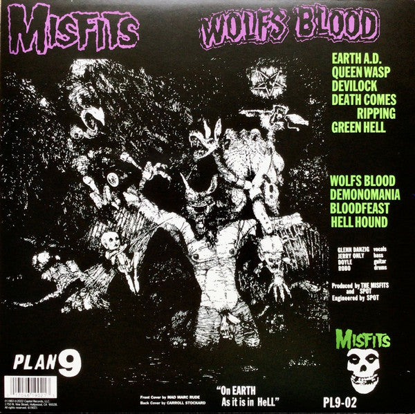 Misfits : Earth A.D. / Wolfs Blood (LP,45 RPM,Album,Reissue,Repress)