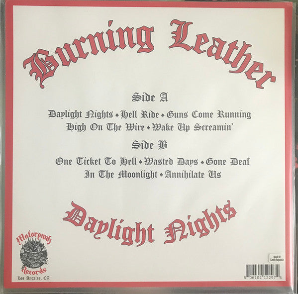 Burning Leather : Daylight Nights (LP,Album,Reissue)