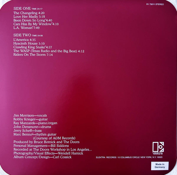 Doors, The : L.A. Woman (LP,Album,Reissue,Remastered,Stereo)