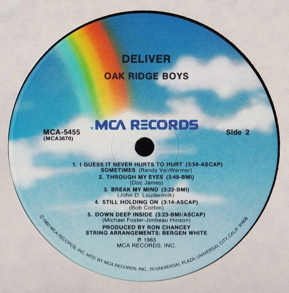 Oak Ridge Boys, The : Deliver (LP,Album)