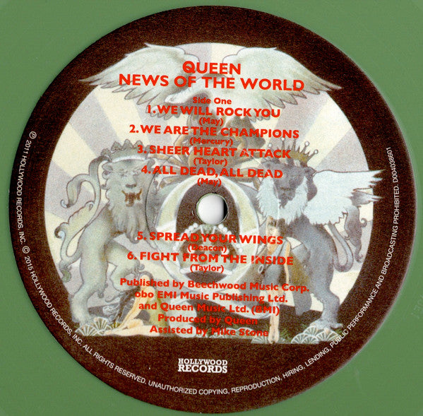 Queen : News of the World (LP,Album,Limited Edition,Reissue,Remastered,Stereo)