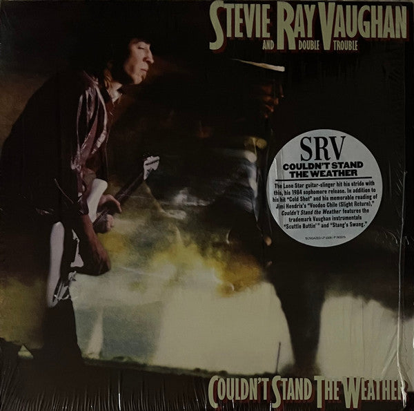 Stevie Ray Vaughan & Double Trouble : Couldn't Stand The Weather (LP,Album,Reissue)