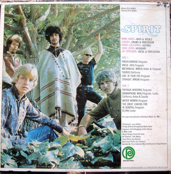 Spirit (8) : Spirit (LP,Album,Stereo)