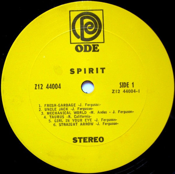 Spirit (8) : Spirit (LP,Album,Stereo)