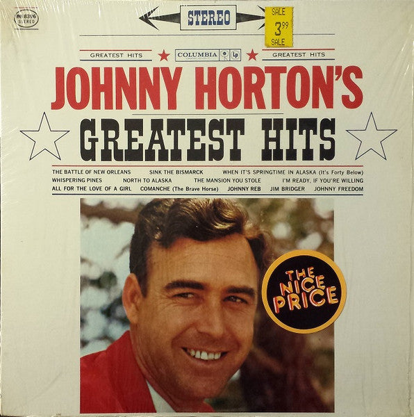 Johnny Horton : Johnny Horton's Greatest Hits (LP,Compilation,Reissue)