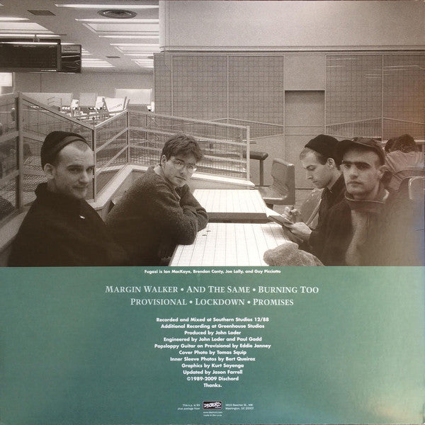 Fugazi : Margin Walker (12",45 RPM,EP,Reissue,Remastered)