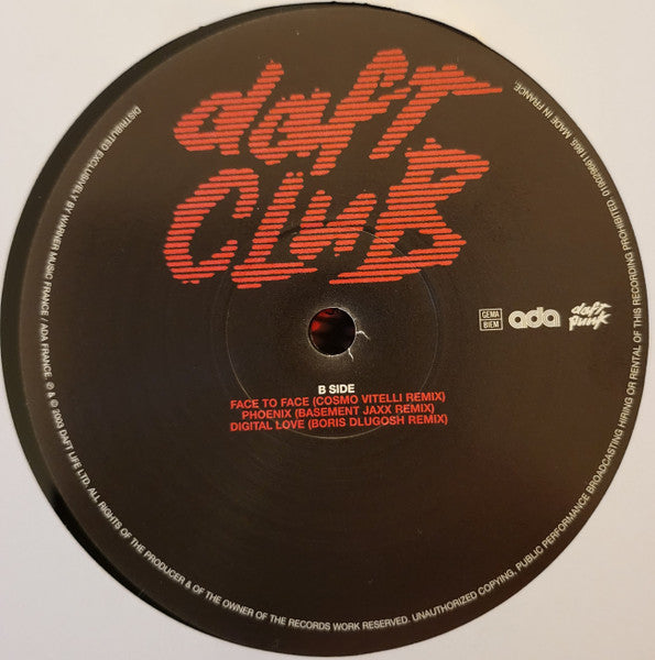 Daft Punk : Daft Club (LP,Compilation,Reissue,Stereo)