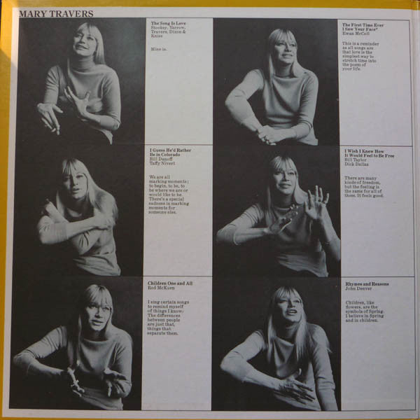 Mary Travers : Mary (LP,Album,Stereo)