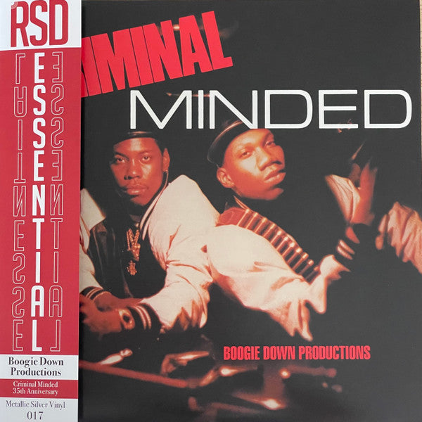 Boogie Down Productions : Criminal Minded (LP,Album,Reissue,Stereo)